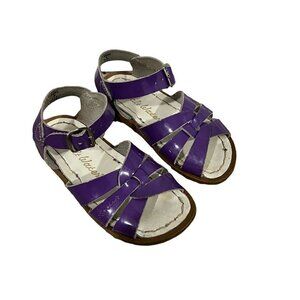 Salt Water Sandals Size 8 Purple Kids Straps Shoes